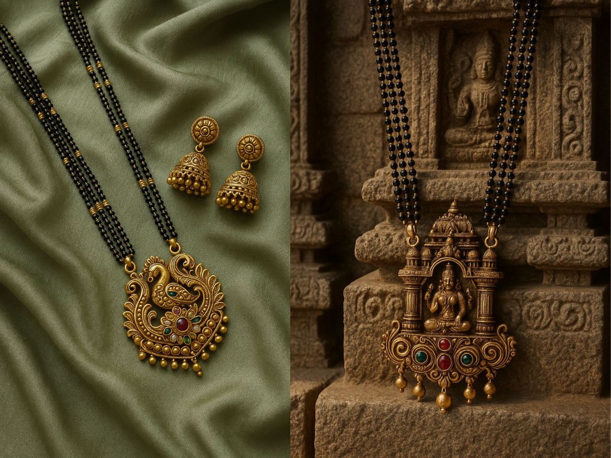 Temple-Inspired Mangalsutra Design