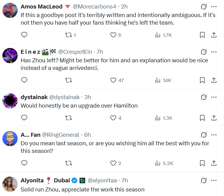 Why Has Ferrari Dropped Chinese Driver Zhou Guanyu Ahead Of Major Regulation Reset In 2026? Furious Fans Say, ‘An Explanation Would Be Nice’