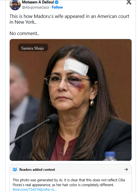 Was Cilia Flores, Wife Of Deposed Venezuela President, Beaten During Abduction Or Hurt While Fleeing? Here’s The Truth Behind The Viral Images