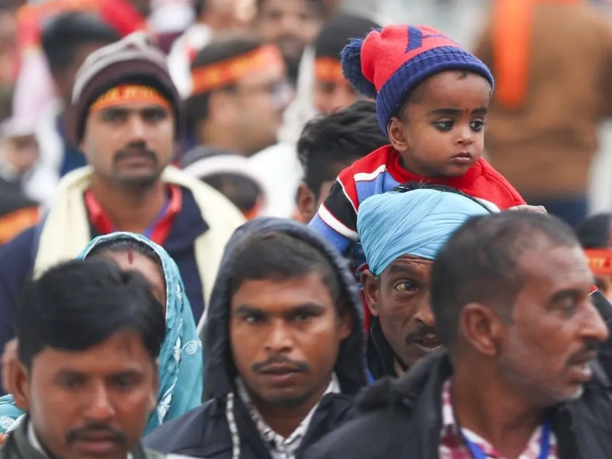 Long Queues Mark New Year At Vaishno Devi Base Camp