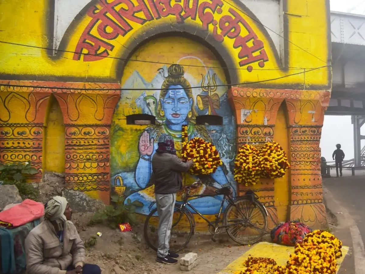 Fog-Covered Prayagraj Wakes Up To Spiritual New Year