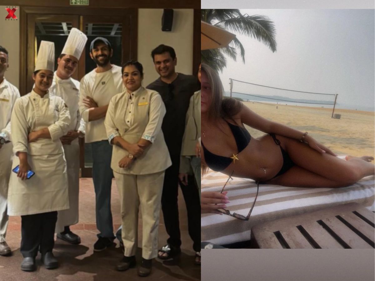Kartik Aaryan Spotted In Goa With Mystery Girl, Viral Beach Pics Set Social Media On Fire – Who Is She?