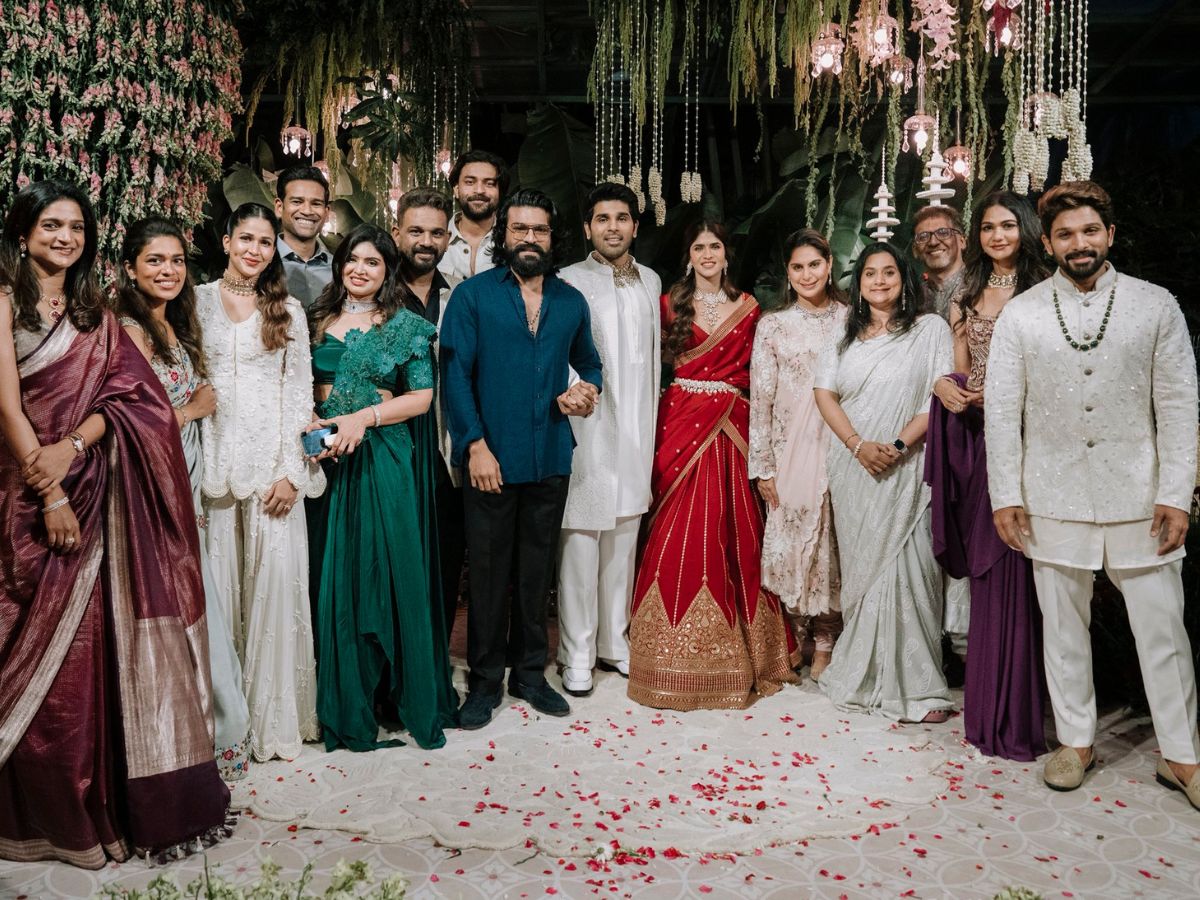 Allu Sirish And Nayanika Reddy Pre Wedding Bash In Dubai