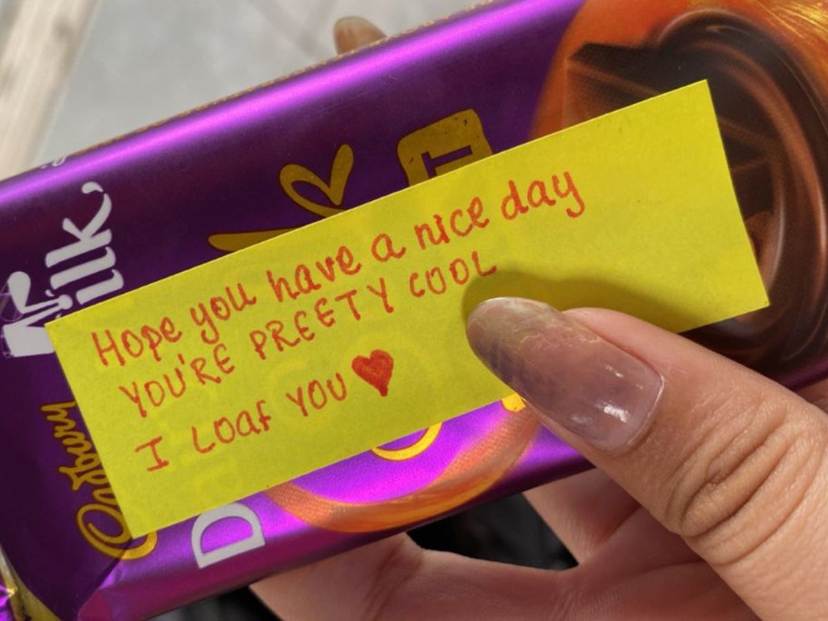 Chocolate With a Hidden Message