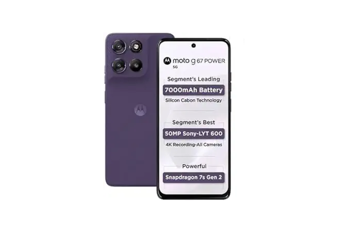 Motorola G67 Power – Rs 14,299 , credit: Amazon