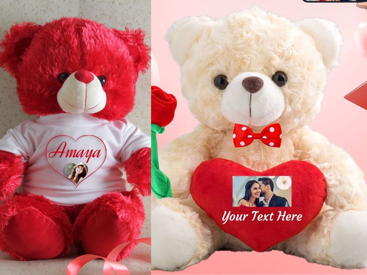 Personalised Teddy With Name or Sweet Message