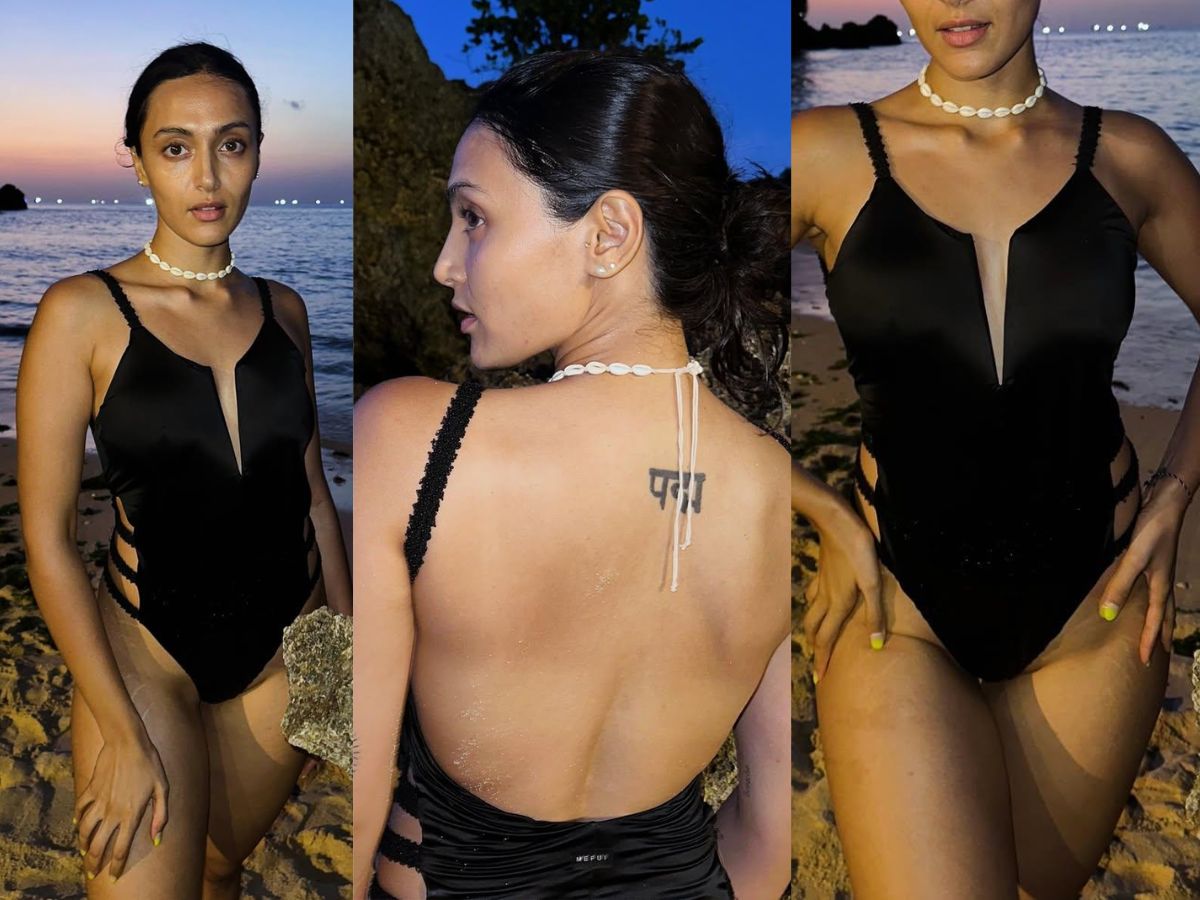 Black Cut-Out Monokini