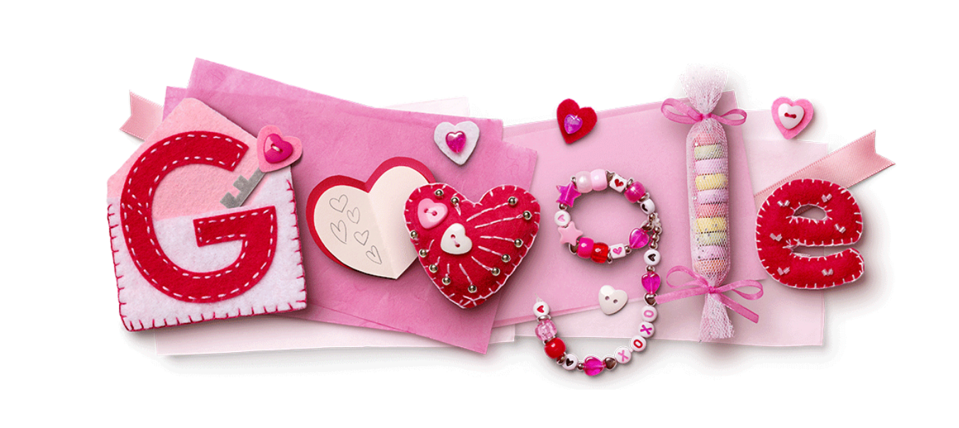 Valentine's Day, Google Doodle