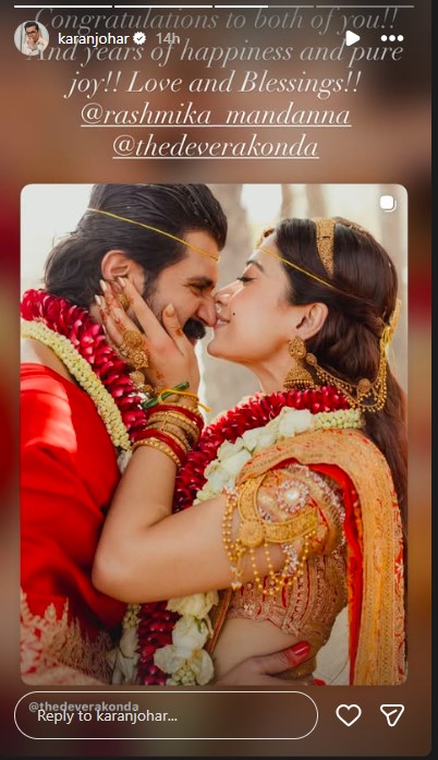 VIROSH Wedding Wishes: Bollywood and South Celebs Unite To Celebrate Rashmika Mandanna- Vijay Deverakonda’s D- Day