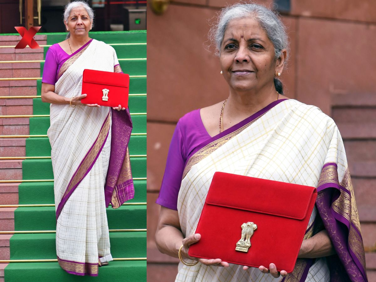 Union Budget 2026: Nirmala Sitharaman Saree in 2024