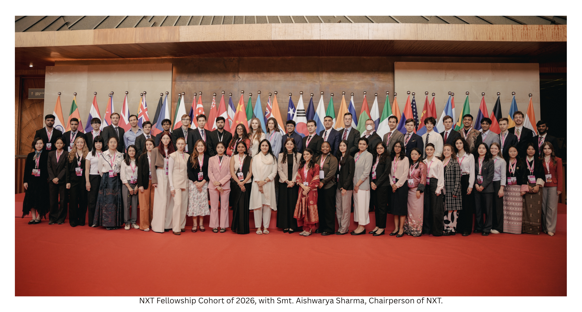 the-india-story-unveiled-inaugural-nxt-fellowship-2026-concludes-as-a-resounding-global-success NXT Fellowship Cohort of 2026 with Smt. Aishwarya Sharma. Chairperson of NXT.
