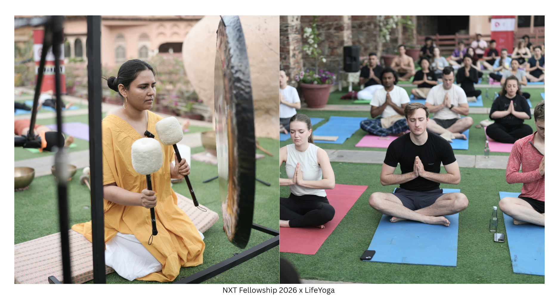 Sound Bath curated by LifeYoga at Neemrana Fort Palace, NXT Fellowship 2026