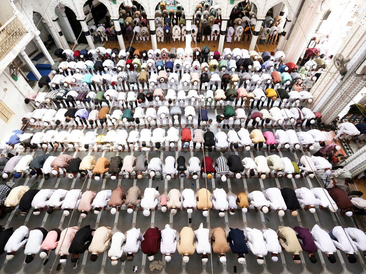 Massive Namaz Gatherings