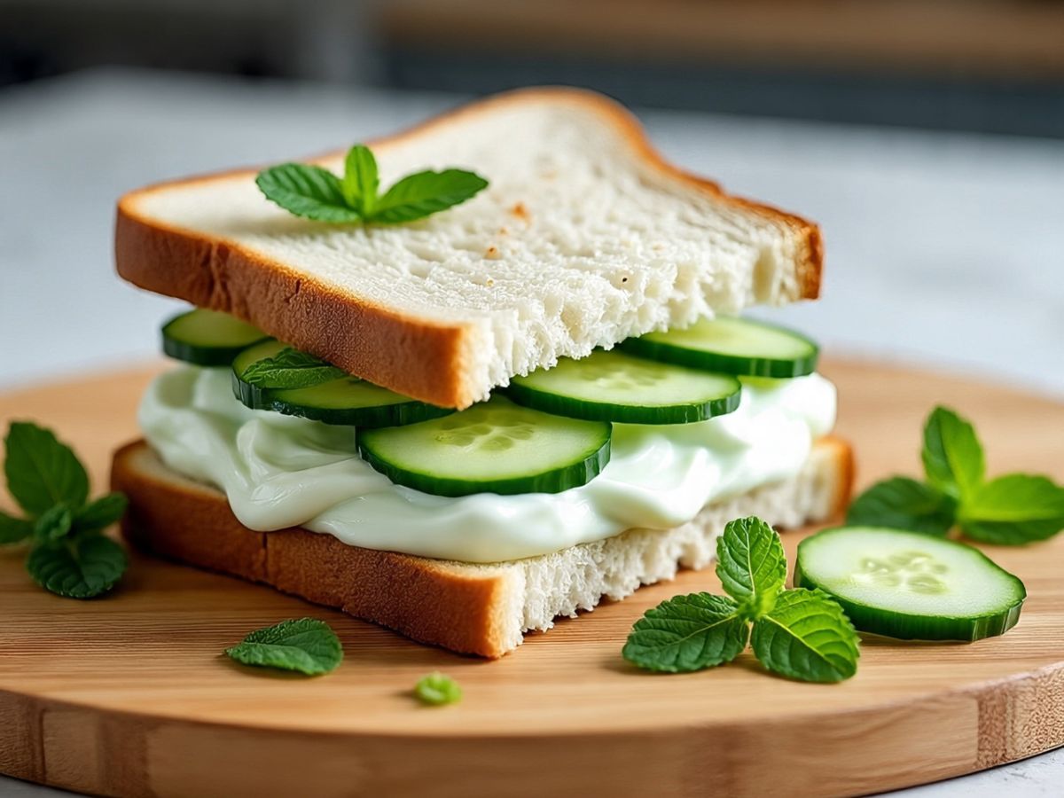 Cucumber & Mint Yogurt Sandwich