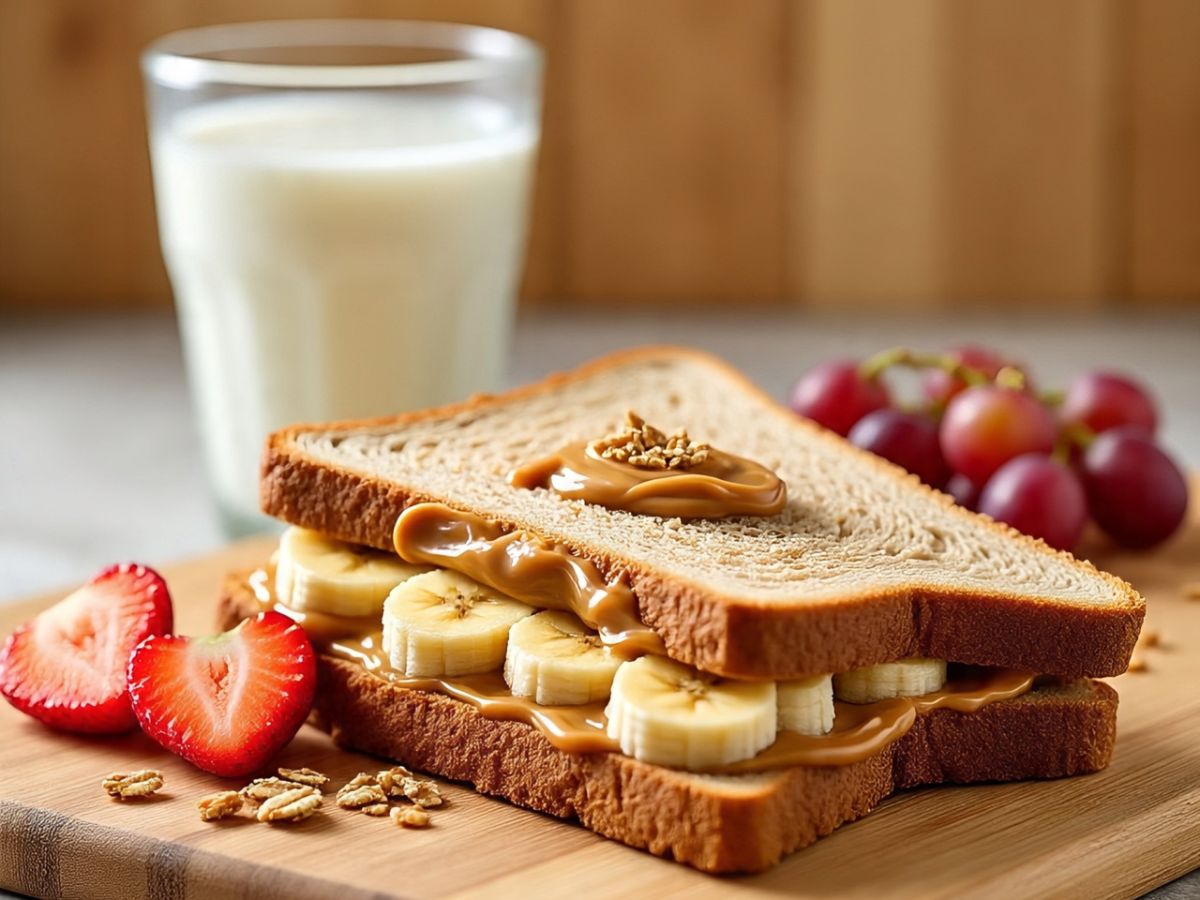 Peanut Butter & Banana Sandwich