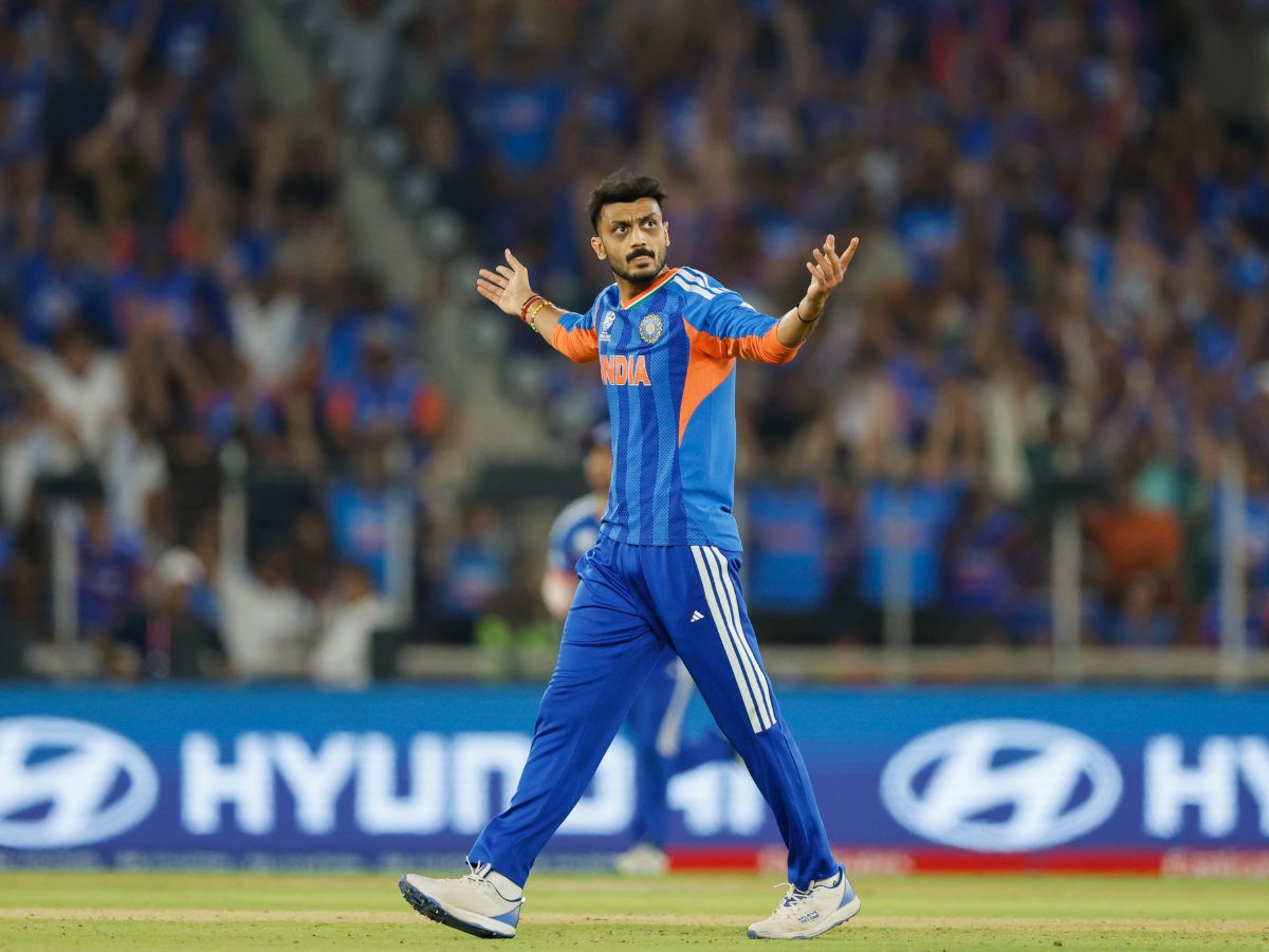 Earlier in the tournament, Axar Patel missed out on playing at Narendra Modi Stadium against the Netherlands and South Africa. Image Credit: X/@BCCI