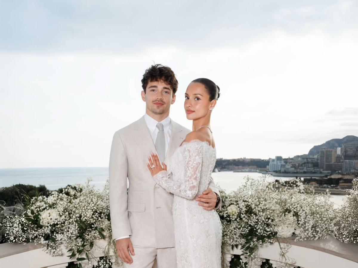 f1-news-charles-leclerc-alexandra-mleuxs-wedding-in-pics-meet-close-friends-and-family-who-attended-the-vintage-ceremony-in-monaco Charles Leclerc and Alexandra SaintMleux | Instagram