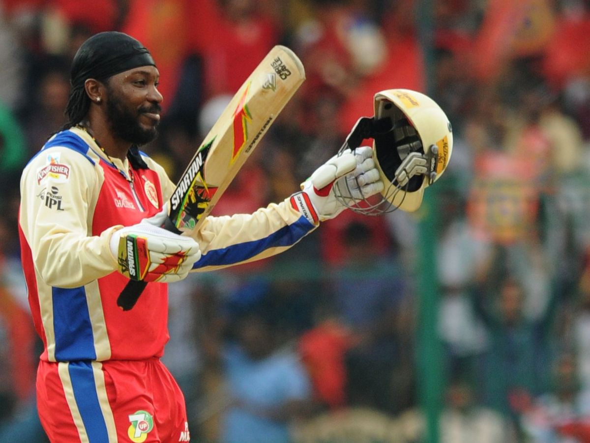 Chris Gayle Struck 175*
