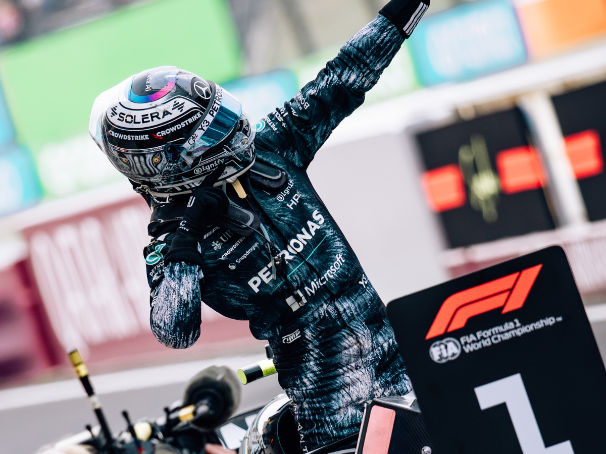 Kimi Antonelli celebrates his win at Japanese Grand Prix 2026 | X