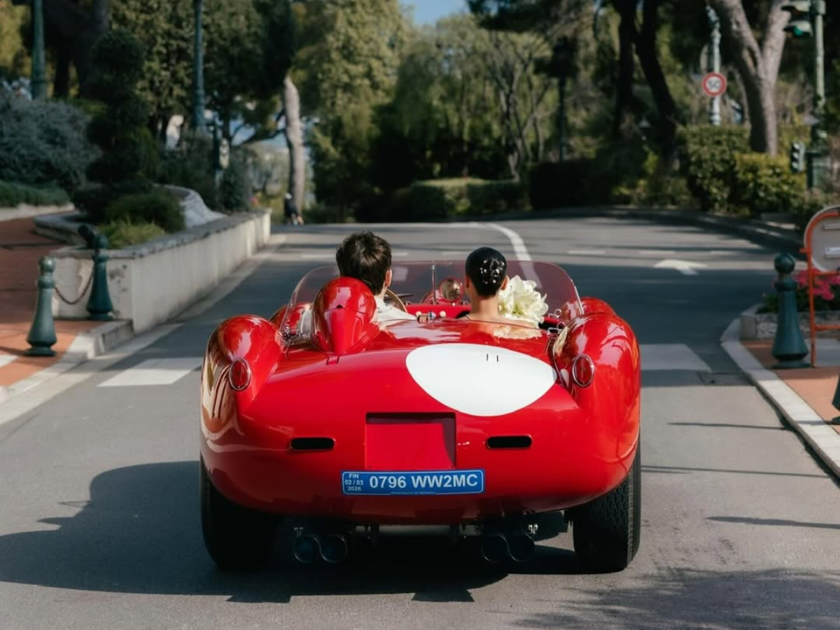 f1-news-charles-leclerc-alexandra-mleuxs-wedding-in-pics-meet-close-friends-and-family-who-attended-the-vintage-ceremony-in-monaco Ferrari Testa Rossa 250 | Instagram
