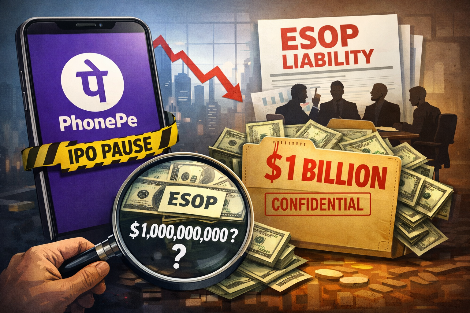 As PhonePe Hits Pause on IPO, Undisclosed $1 Billion ESOP Liability Emerges as Key Governance Concern in Investor Discussions