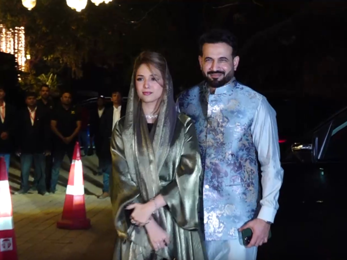 arjun-tendulkar-saaniya-chandhok-pre-wedding-sachin-anjali-sara-tendulkar-glow-in-star-studded-celebration-with-cricket-stars-in-pics Irfan Paithan at Arjun Tendulkar and Saaniya Chandhok’s pre-wedding event | ANI