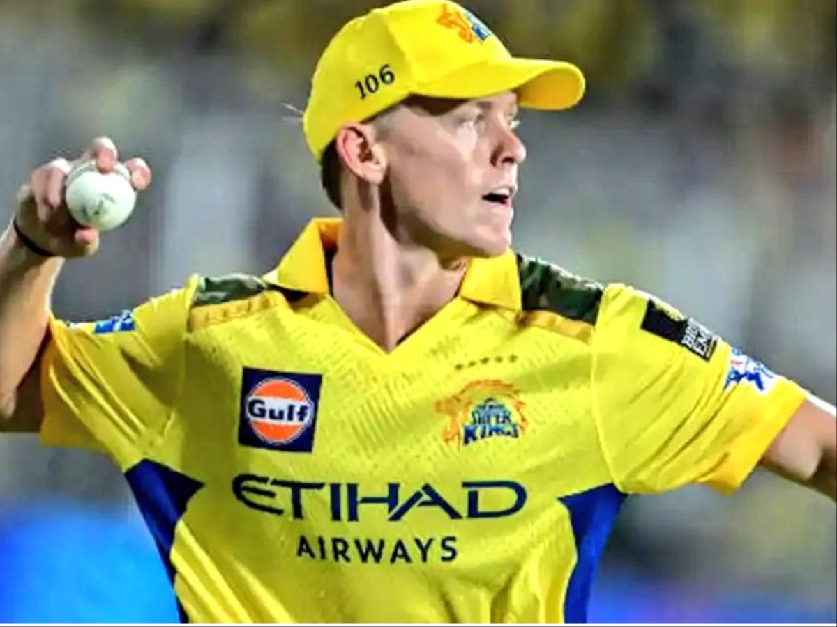 Nathan Ellis celebrating after taking a wicket with a yorker