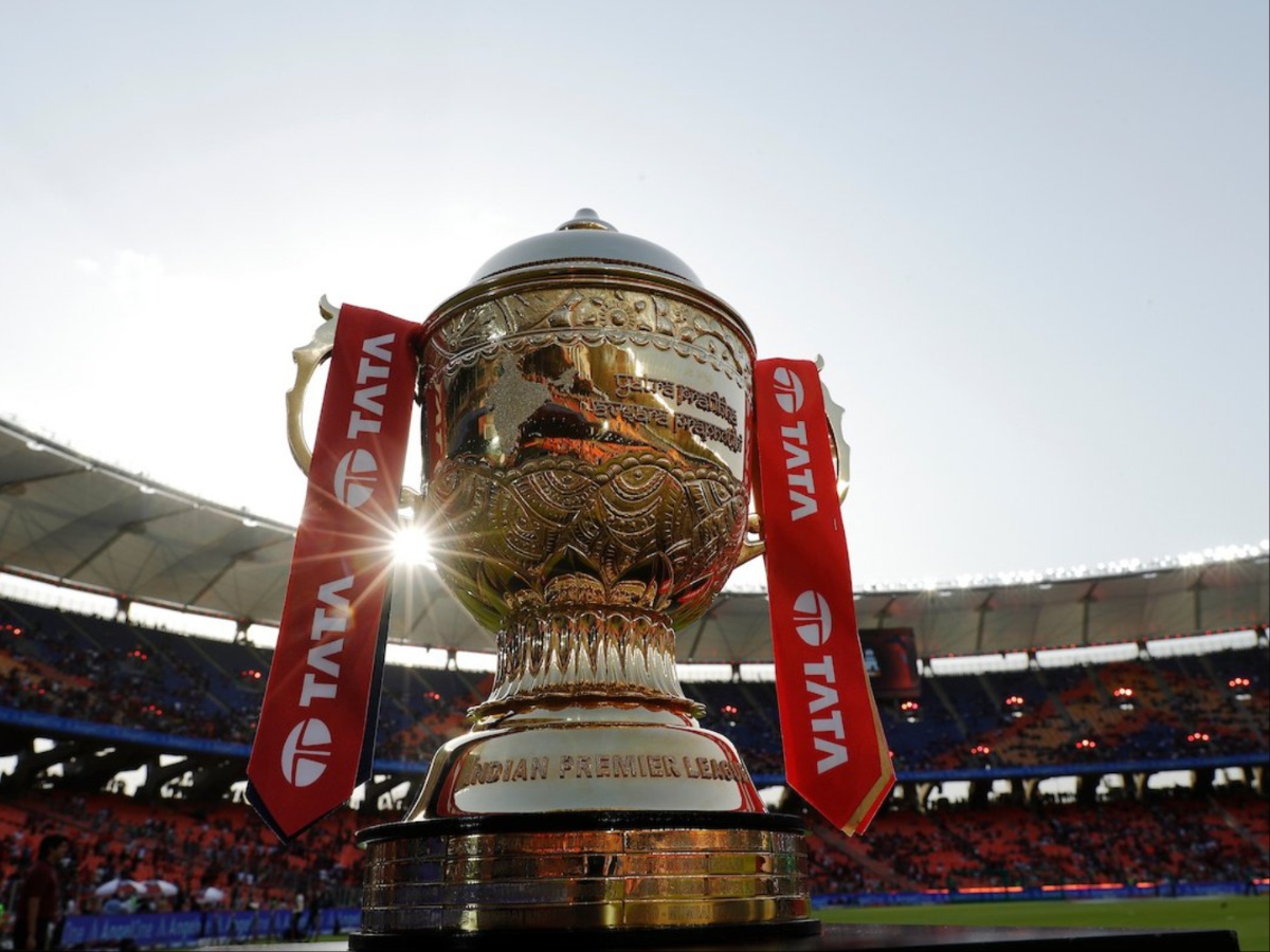 IPL 2026 Trophy in display