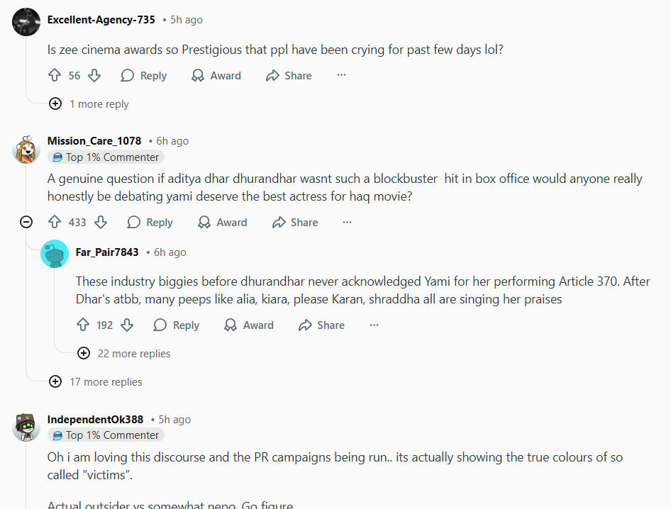 Did Yami Gautam Take A Dig At Kriti Sanon? Aditya Dhar’s Wife Likes A Reel Questioning Actress Winning Best Actress Award