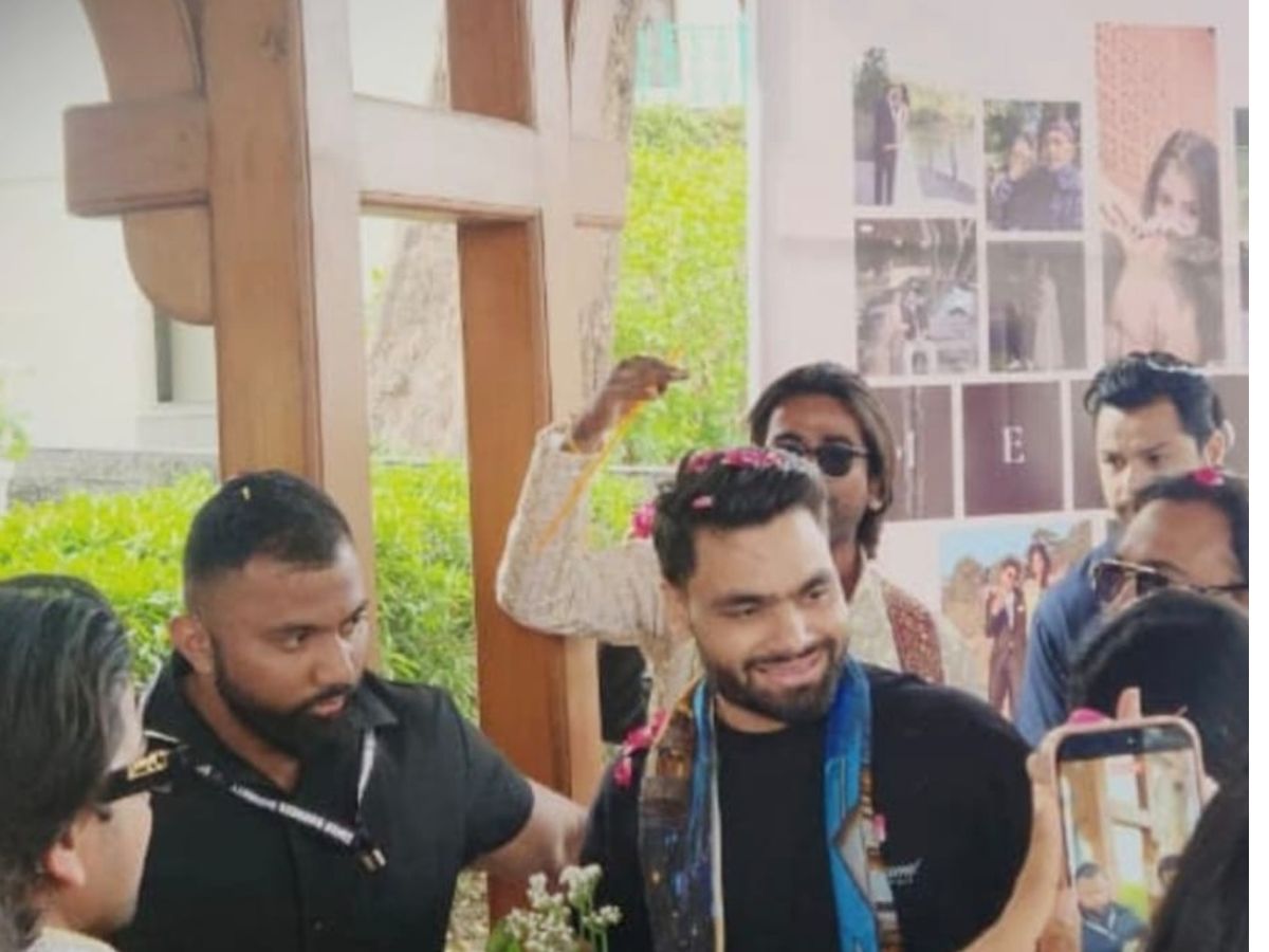 Rinku Singh Spotted Enjoying in Kuldeep's Wedding