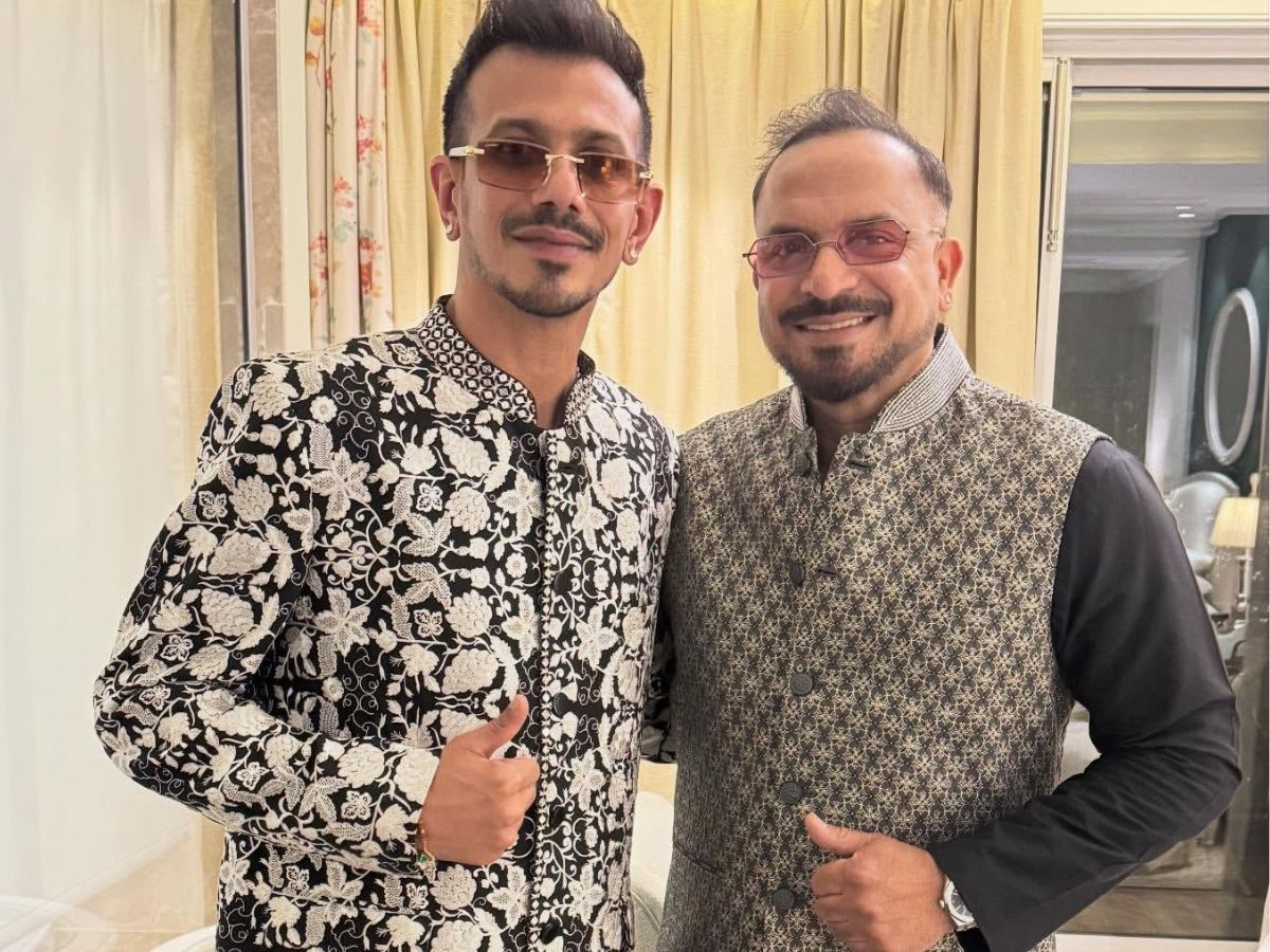 Indian Fielding Coach T Dilip spotted in Kuldeep's Marriage Function (Image Credits:X)