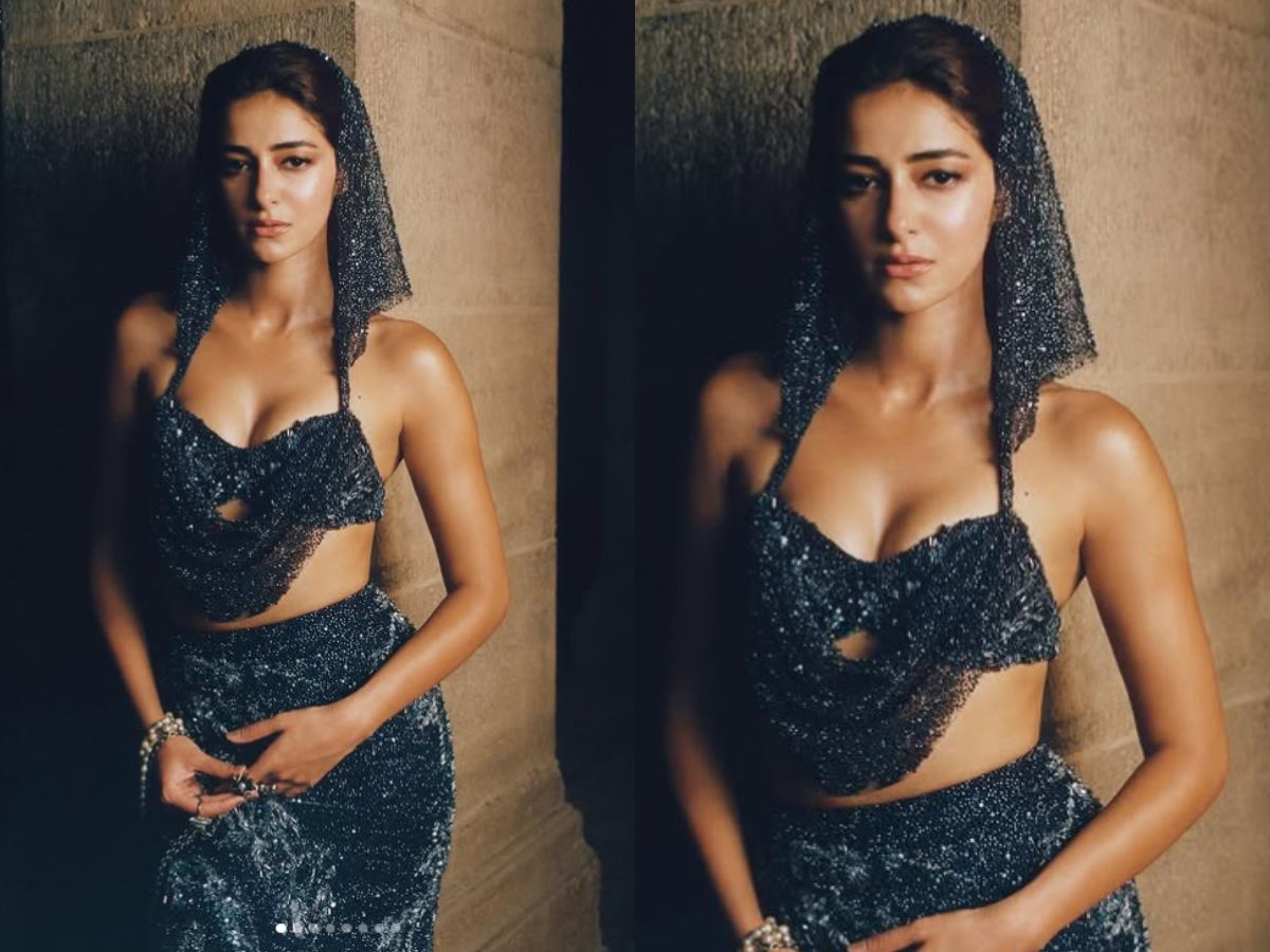 Ananya Panday in Embellished Co-ord Set