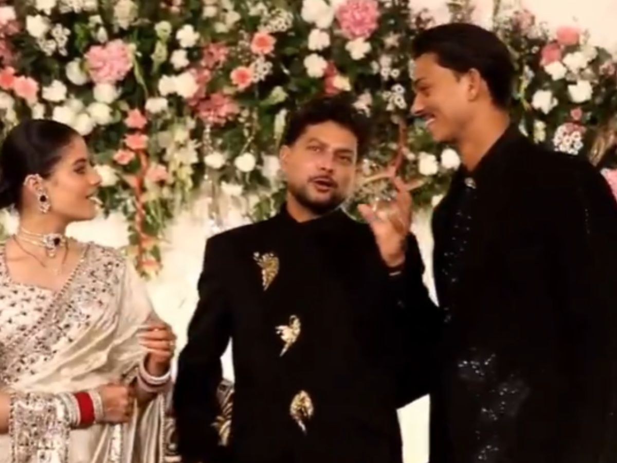 Yashasvi Jaiswal at Kuldeep Yadav's Wedding Reception