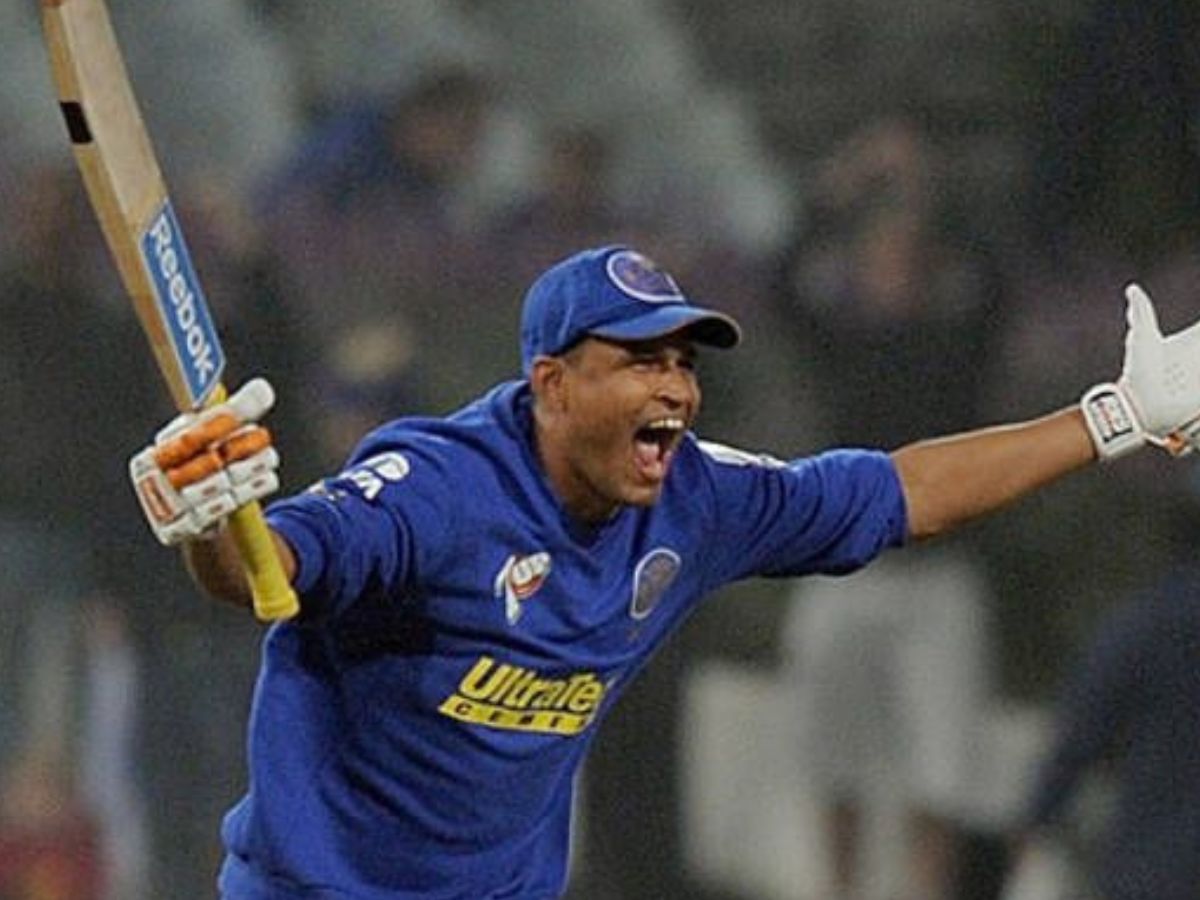 Yusuf Pathan Scored a Hundred For RR