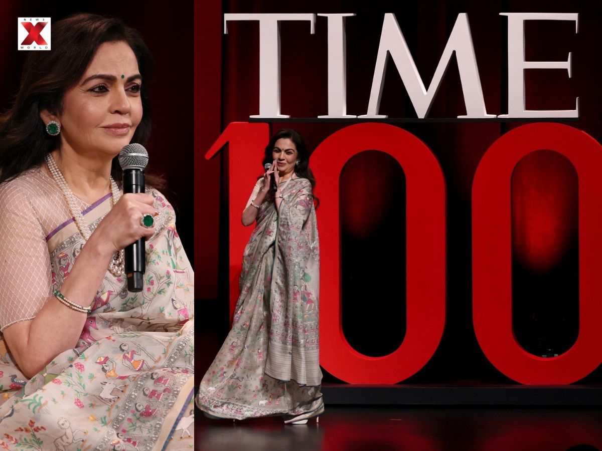 Nita Ambani TIME 100 Saree