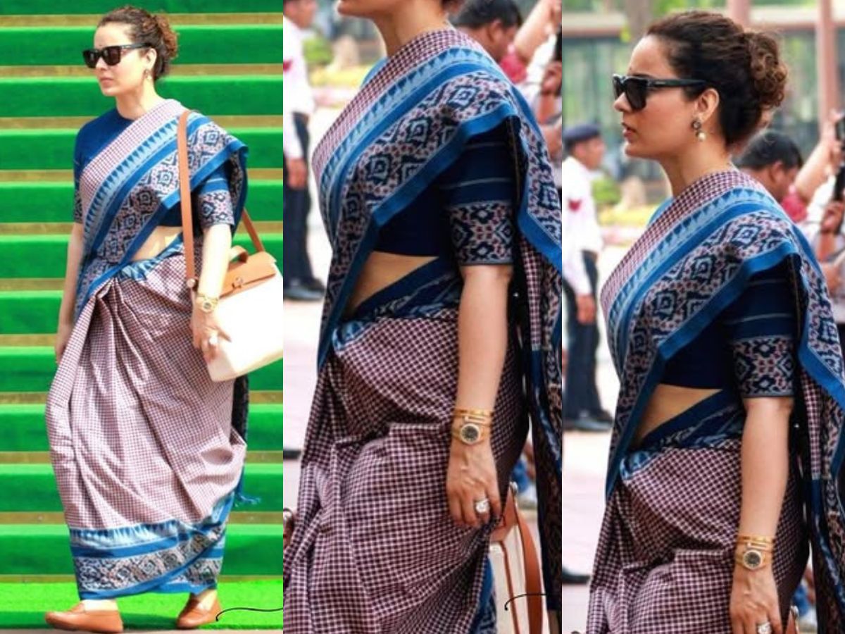 Pochampally Ikat Handloom Cotton Saree