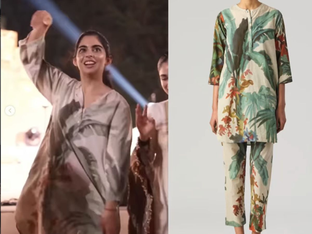 Isha Ambani’s Modern Co-Ord Kurta Set