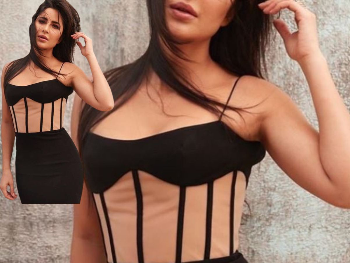 Edgy Black Corset Dress