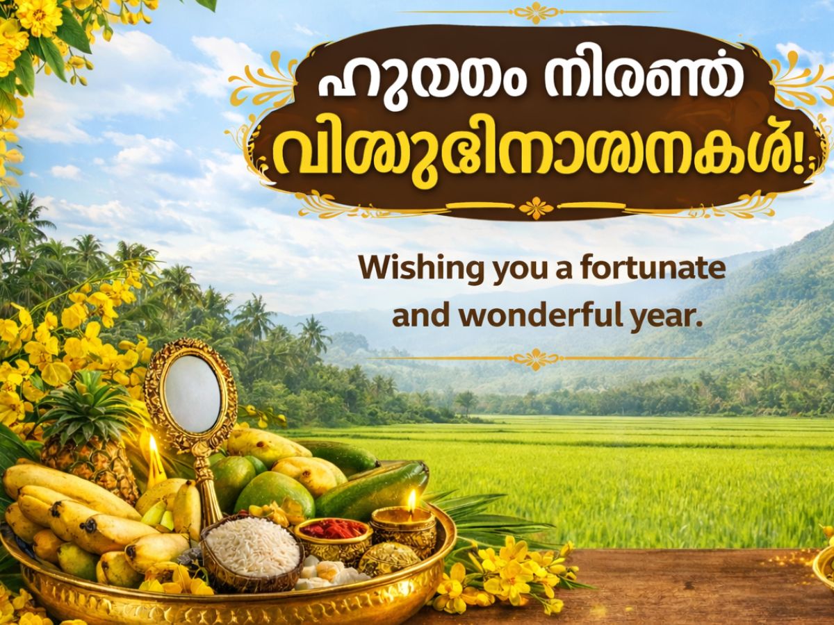 പ്രചോദനാത്മകവും ചിന്താജനകവുമായ വിഷു ആശംസകൾ