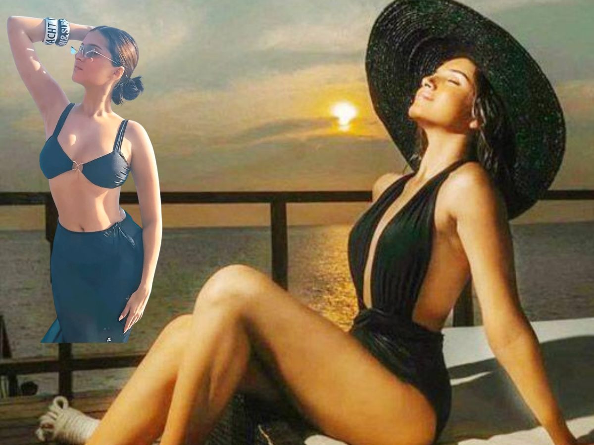 Bold Black Monokini Look