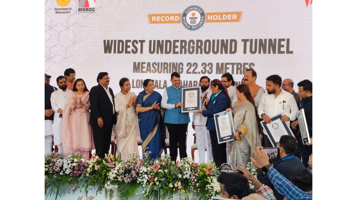 Guinness Glory: CM Devendra Fadnavis praises Navayuga for landmark Missing Link Project