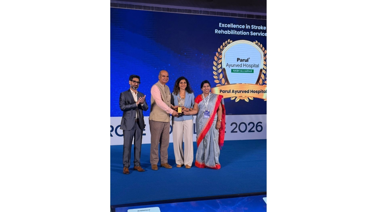 national-stroke-conclave-recognizes-outstanding-rehabilitation-services-of-parul-ayurved-hospital-for-stroke-patients National Stroke Conclave Recognizes Outstanding Rehabilitation Services of Parul Ayurved Hospital for Stroke Patients