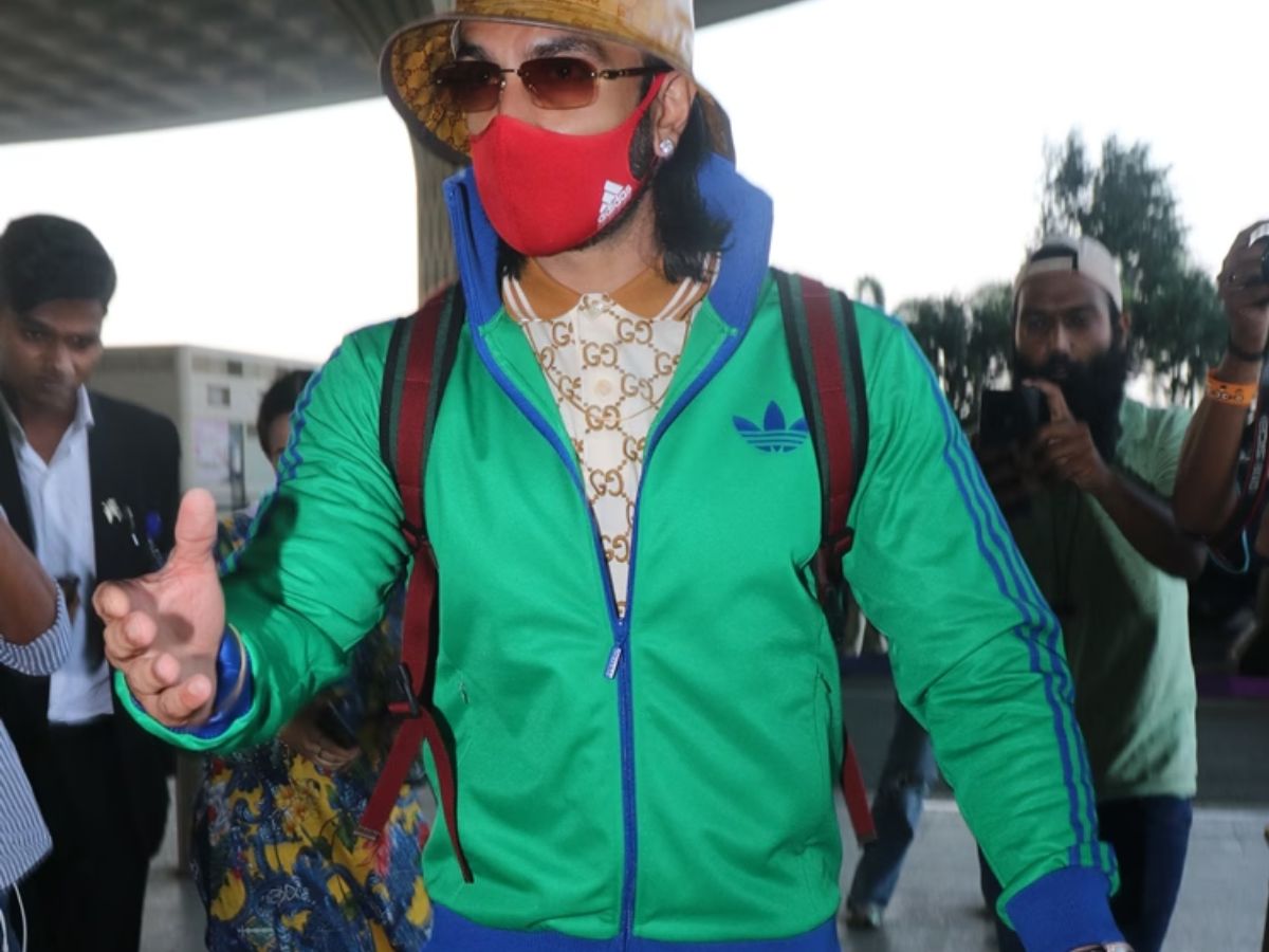 Ranveer Singh - Neon Printed Tracksuit Look