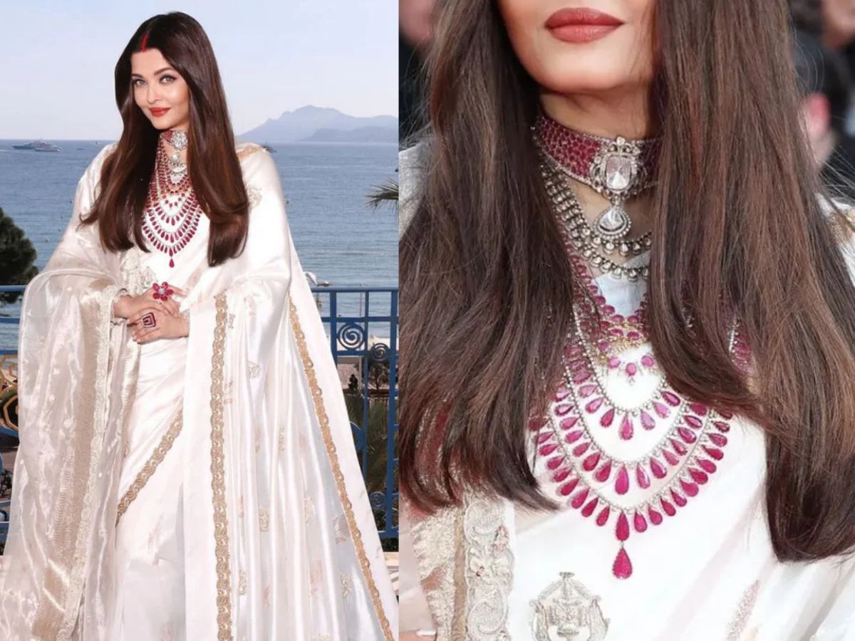 Her Viral 2025 Saree Look