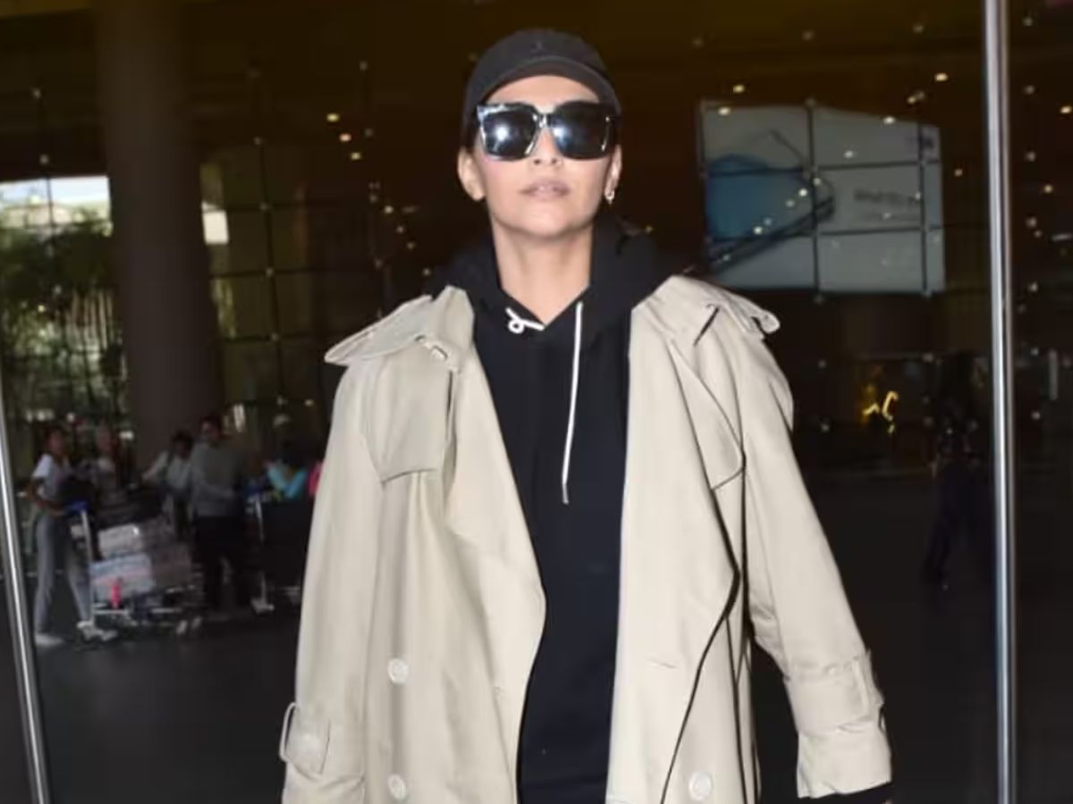 Sonam Kapoor - Beige Trench Coat Look