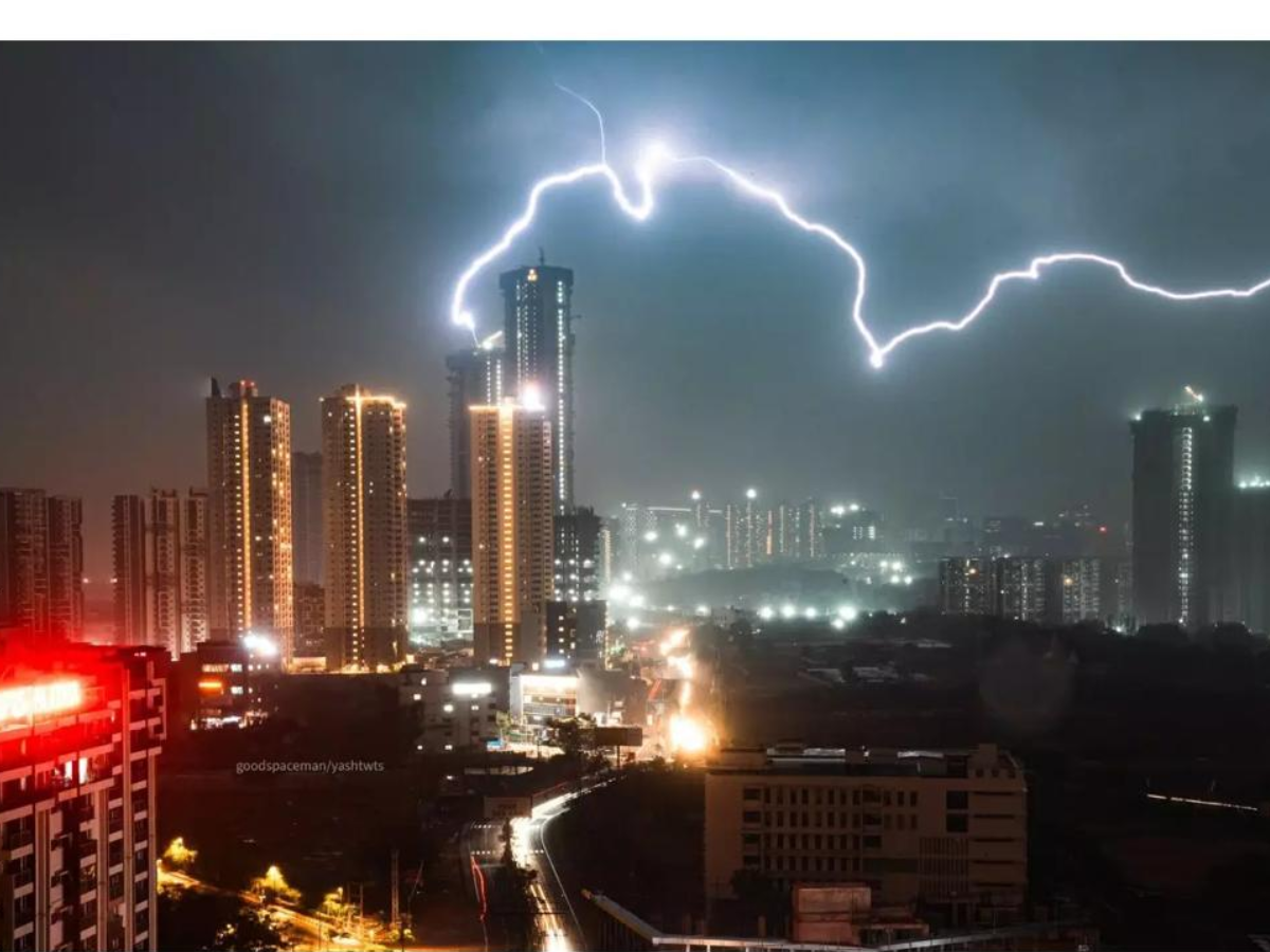 Hyderabad: Thunderstorm Transition