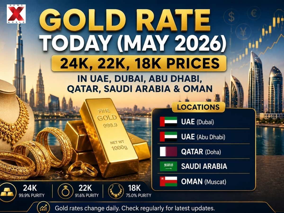 Gold Rate Today On 11 May, 2026: Check Out Yellow Metal Prices of 24K, 22K, 18K Prices In UAE, Dubai, Abu Dhabi, Qatar, Saudi Arabia & Oman