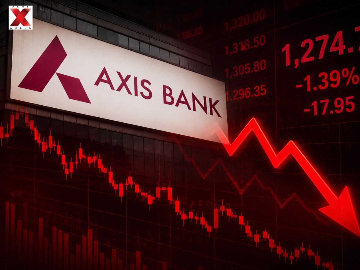 Axis Bank Shares Under Pressure Despite Strong Q4 Earnings; Banking Stocks Bleed as Investors Panic Over Oil Prices, FII Selling