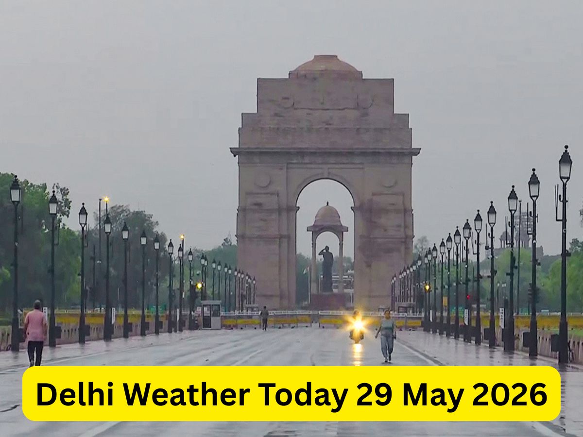 Delhi Weather Today 29 May 2026: Rain Likely To End Severe Heatwave, Temperatures Set To Drop