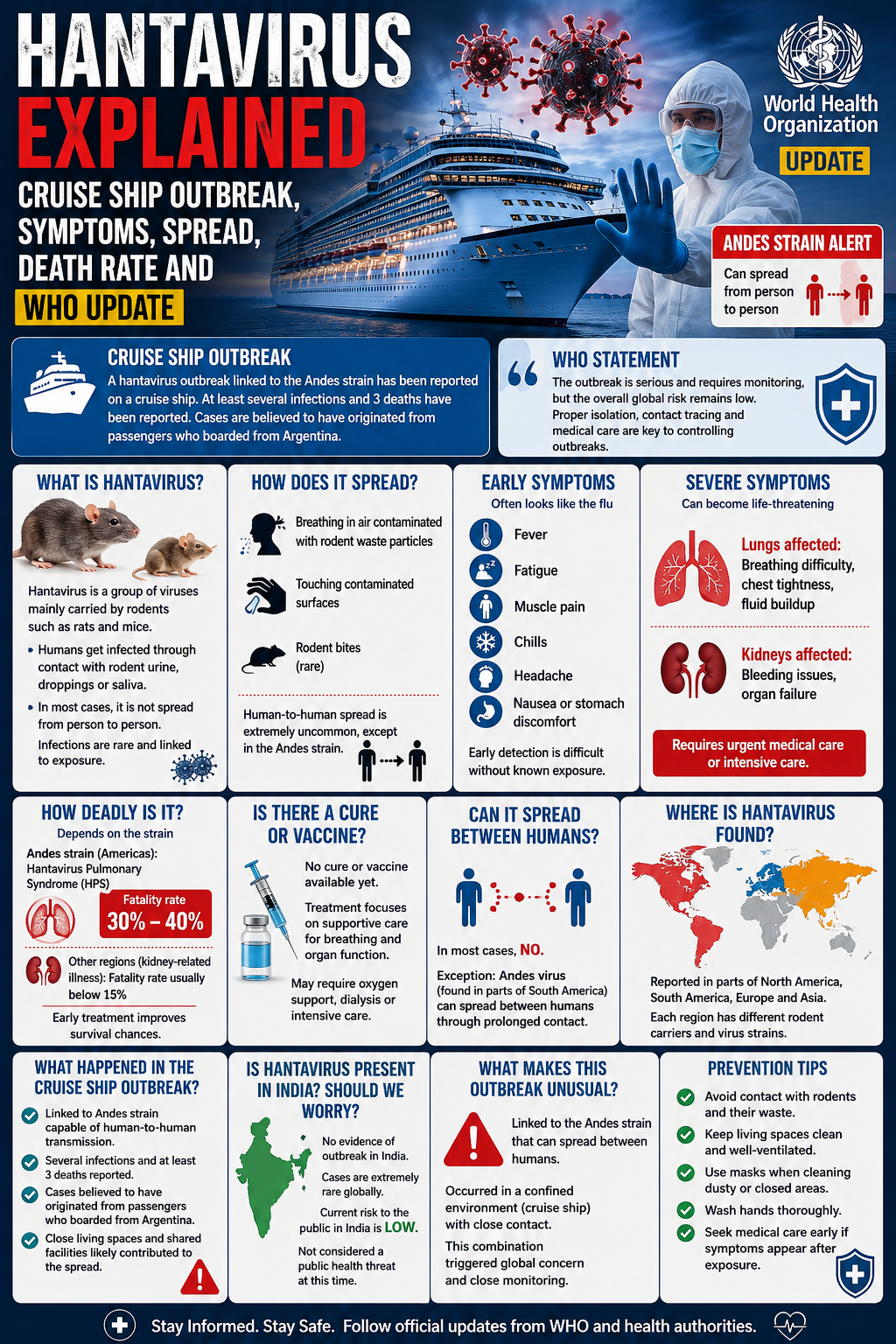Hantavirus Explained in Infographics